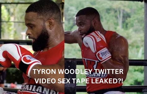 tyron woodley sex taoe|Tyron Woodley sex tape leak: fighter remains silent as he